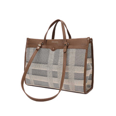 MADY Mocha Women’s Structured Tote Handbag