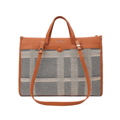 MADY Mocha Women’s Structured Tote Handbag