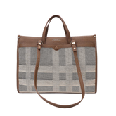 MADY Mocha Women’s Structured Tote Handbag