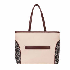 Mady Verona Women’s Premium Canvas & PU Leather Tote Bag – Spacious Handbag