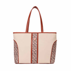 Mady Verona Women’s Premium Canvas & PU Leather Tote Bag – Spacious Handbag