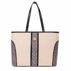 Mady Verona Women’s Premium Canvas & PU Leather Tote Bag – Spacious Handbag