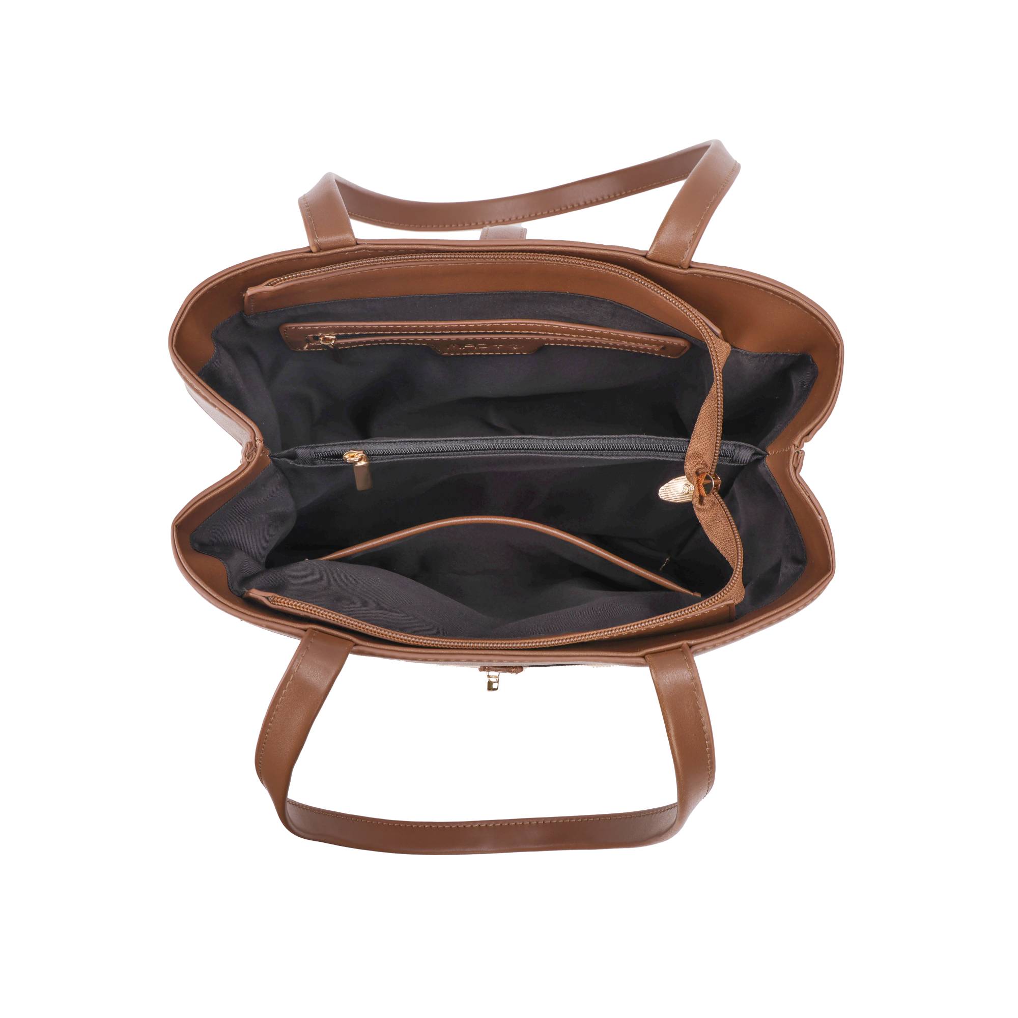 Medium Wax Leather Hobo - Caramel