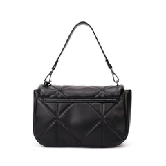 Medium Ostrich Leather Satchel - Brown