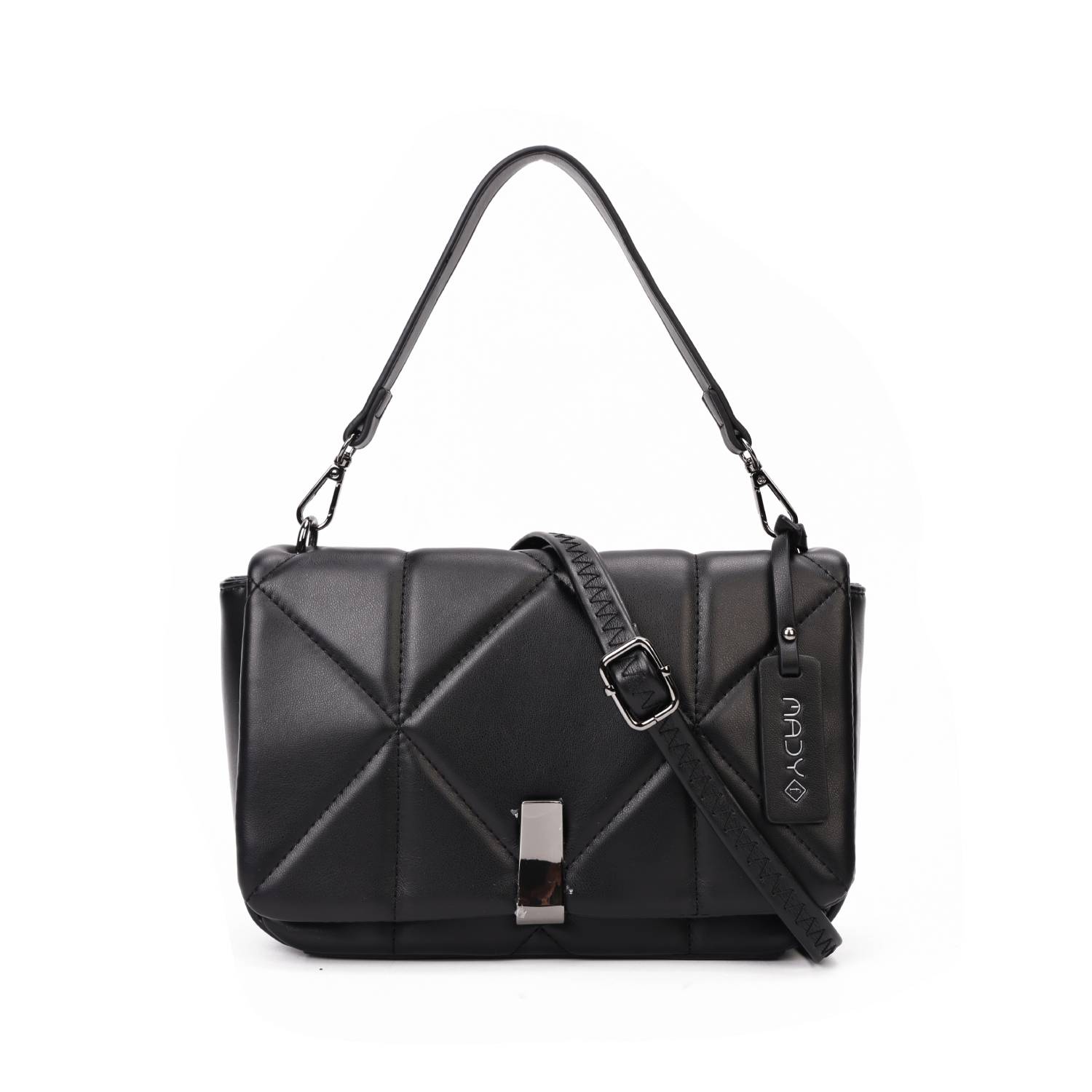Medium Ostrich Leather Satchel - Brown