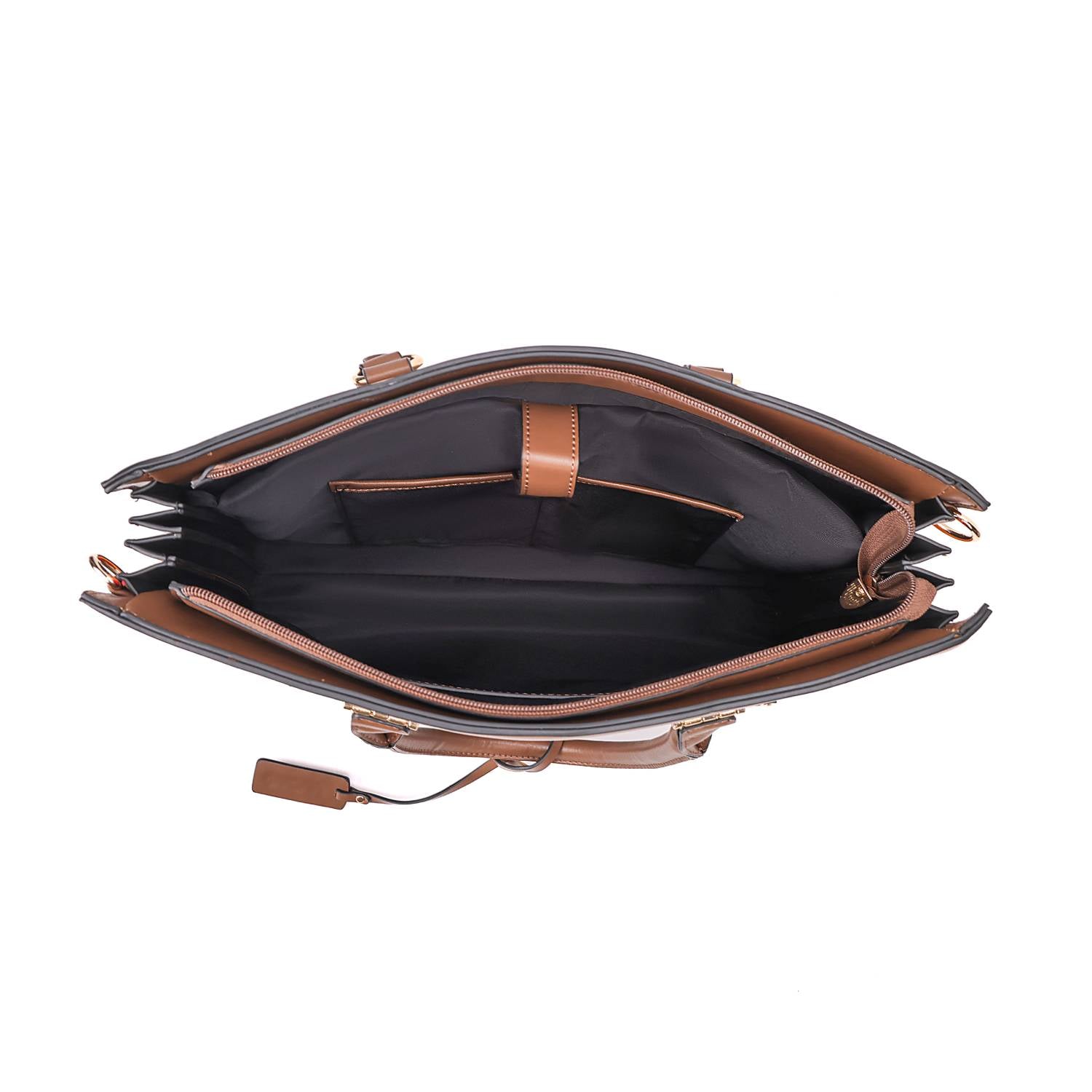 Medium Croco Franzy Leather Satchel - Frost