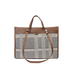 MADY Mocha Women’s Structured Tote Handbag