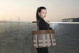 MADY Mocha Women’s Structured Tote Handbag